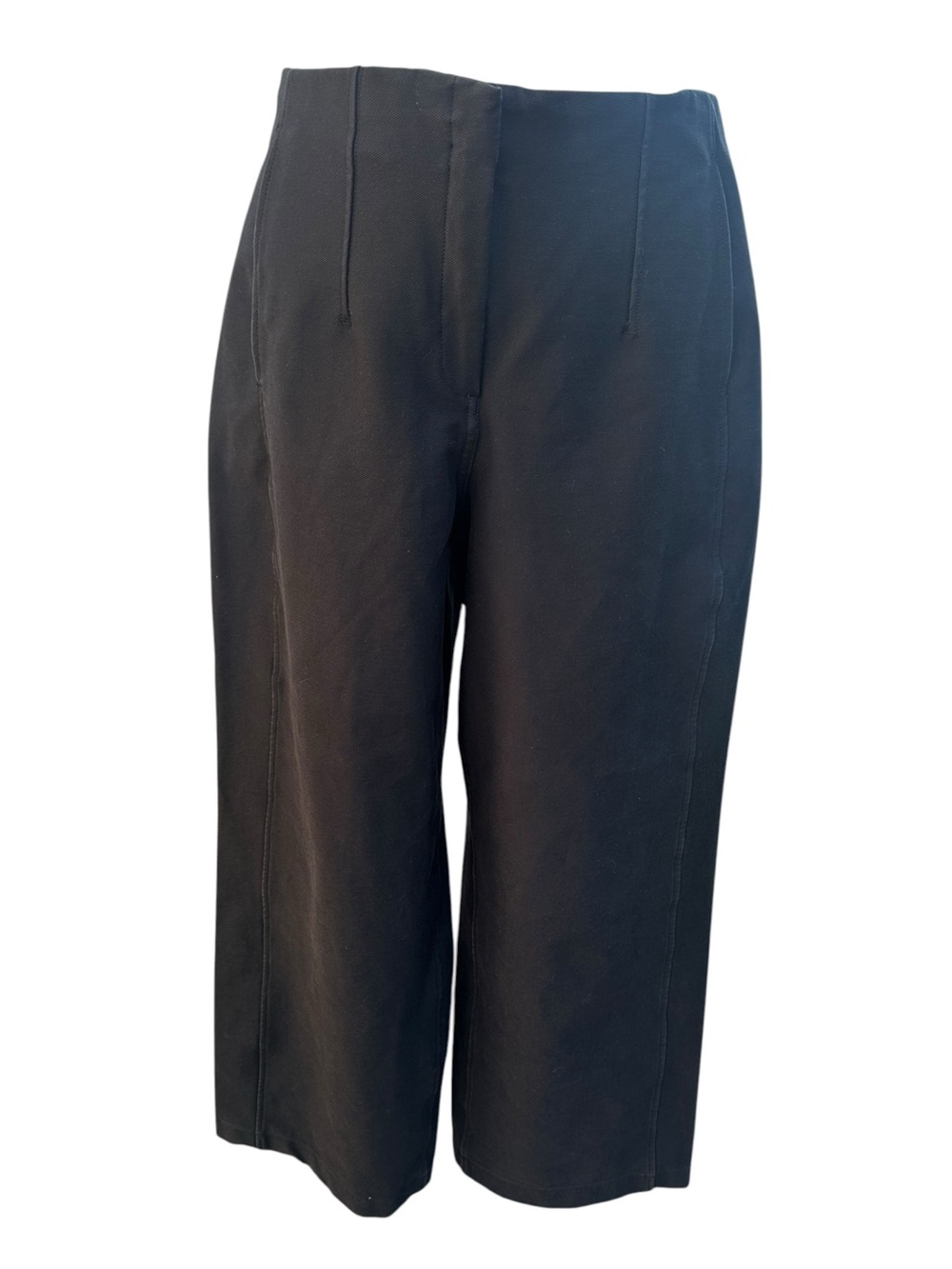 lululemon athletica Black Cropped Utilitech mid-rise trouser